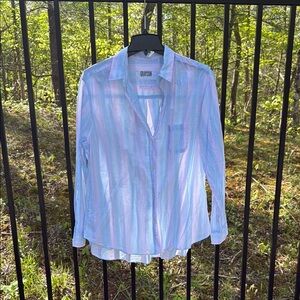 Grayson The Hero pastel striped shirt size xl